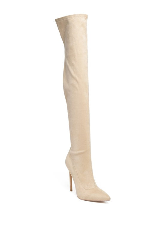 Tylira Over The Knee Stiletto Boots