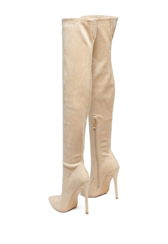 Tylira Over The Knee Stiletto Boots