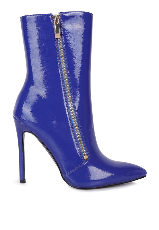 Patricia Patent Leather Ankle Boot