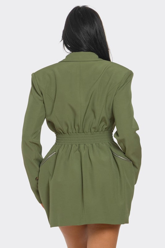 Taya Tailored Blazer Dress