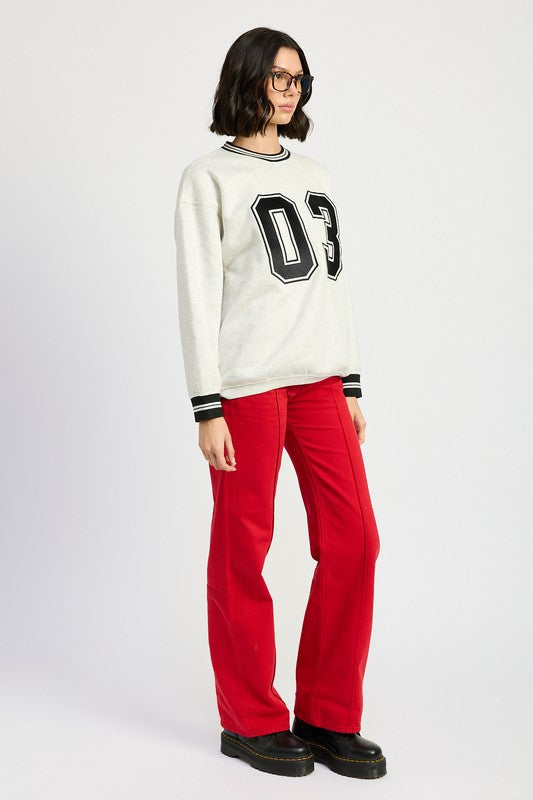 Nae Numbered Long Sleeved Sweater
