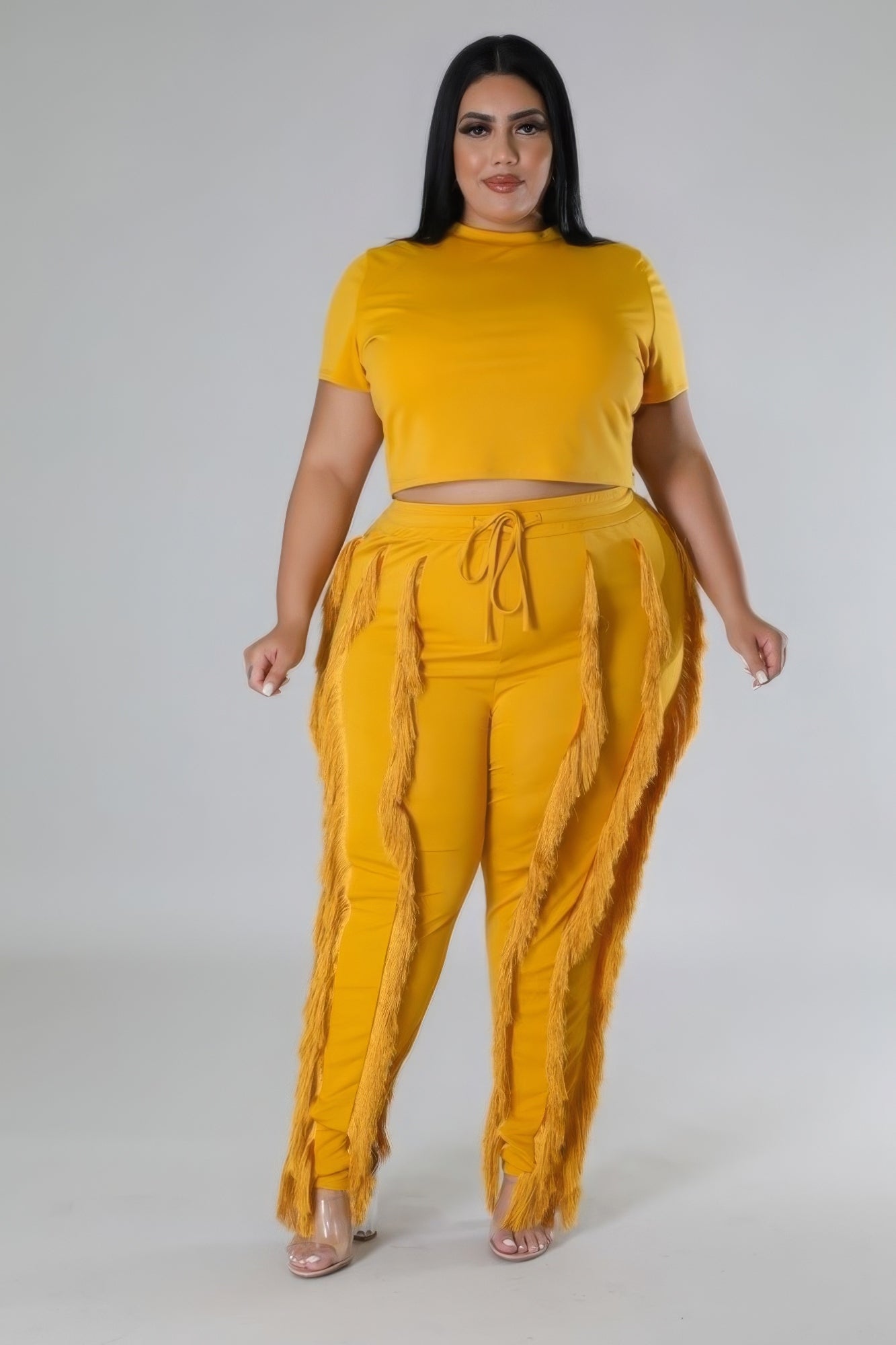 Chloe Crop Top Two-Piece Set