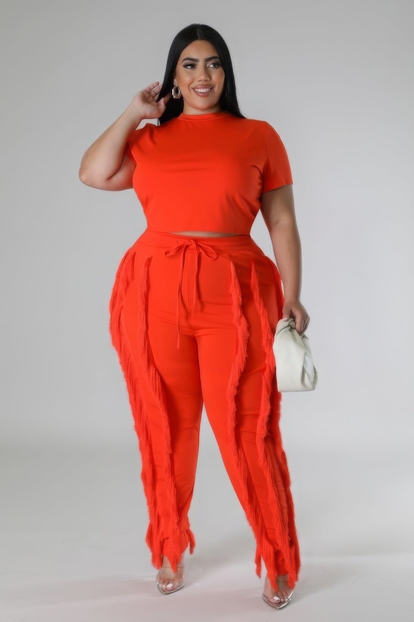 Chloe Crop Top Two-Piece Set