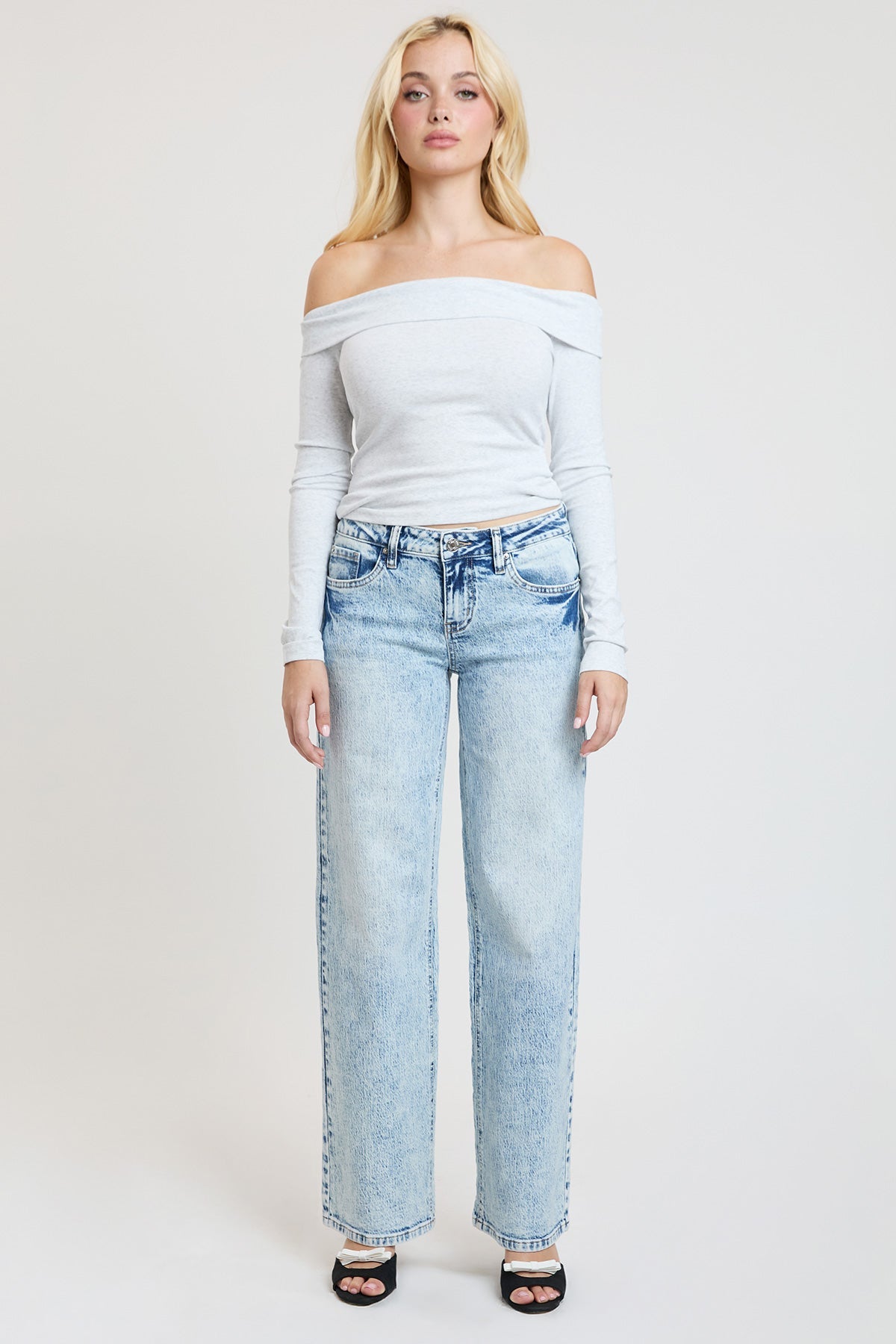 Lela Luxe Wide Leg Jeans