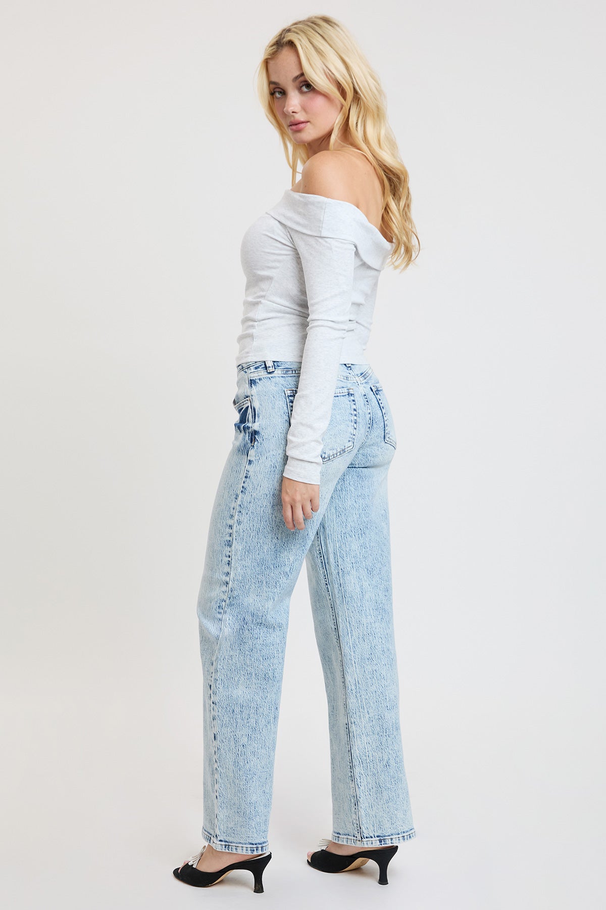 Lela Luxe Wide Leg Jeans