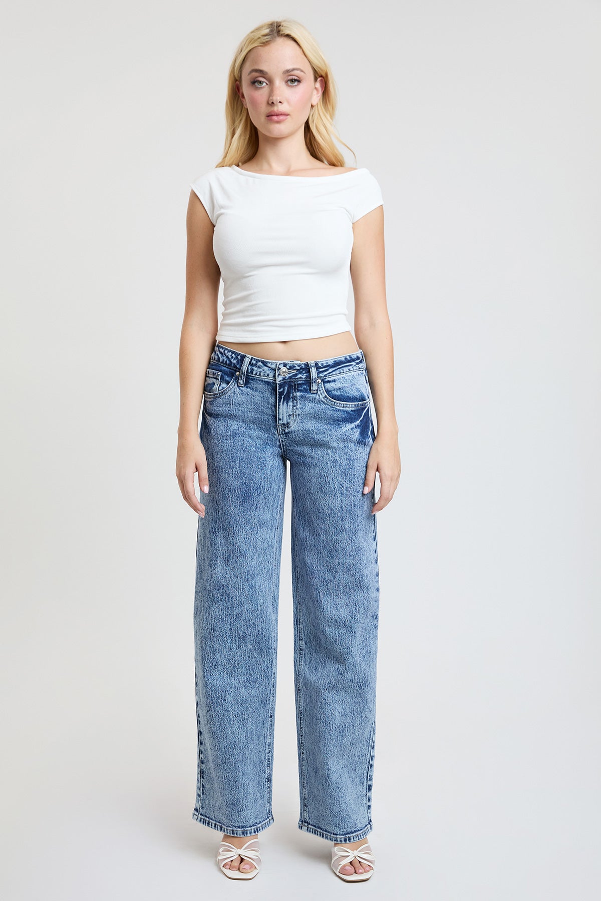 Lela Luxe Wide Leg Jeans