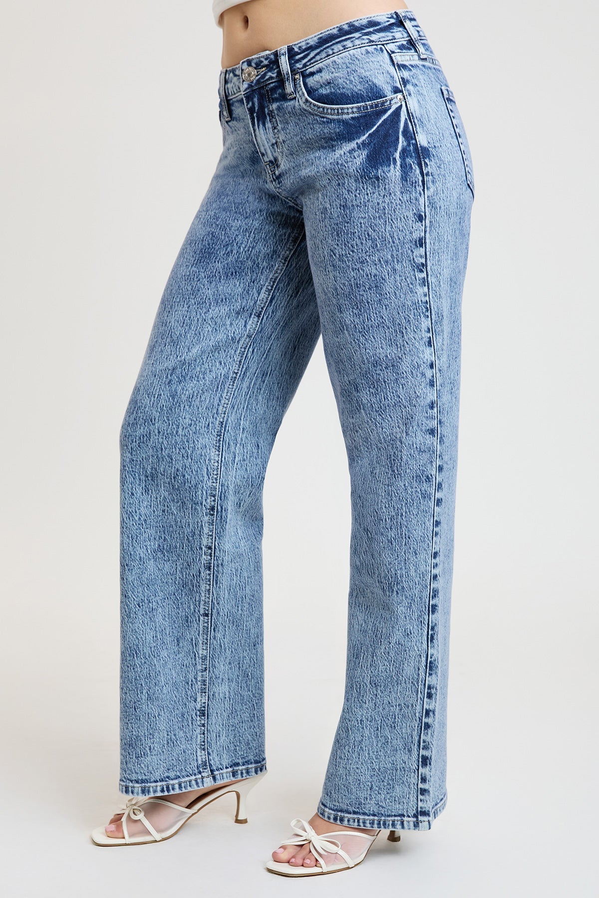 Lela Luxe Wide Leg Jeans