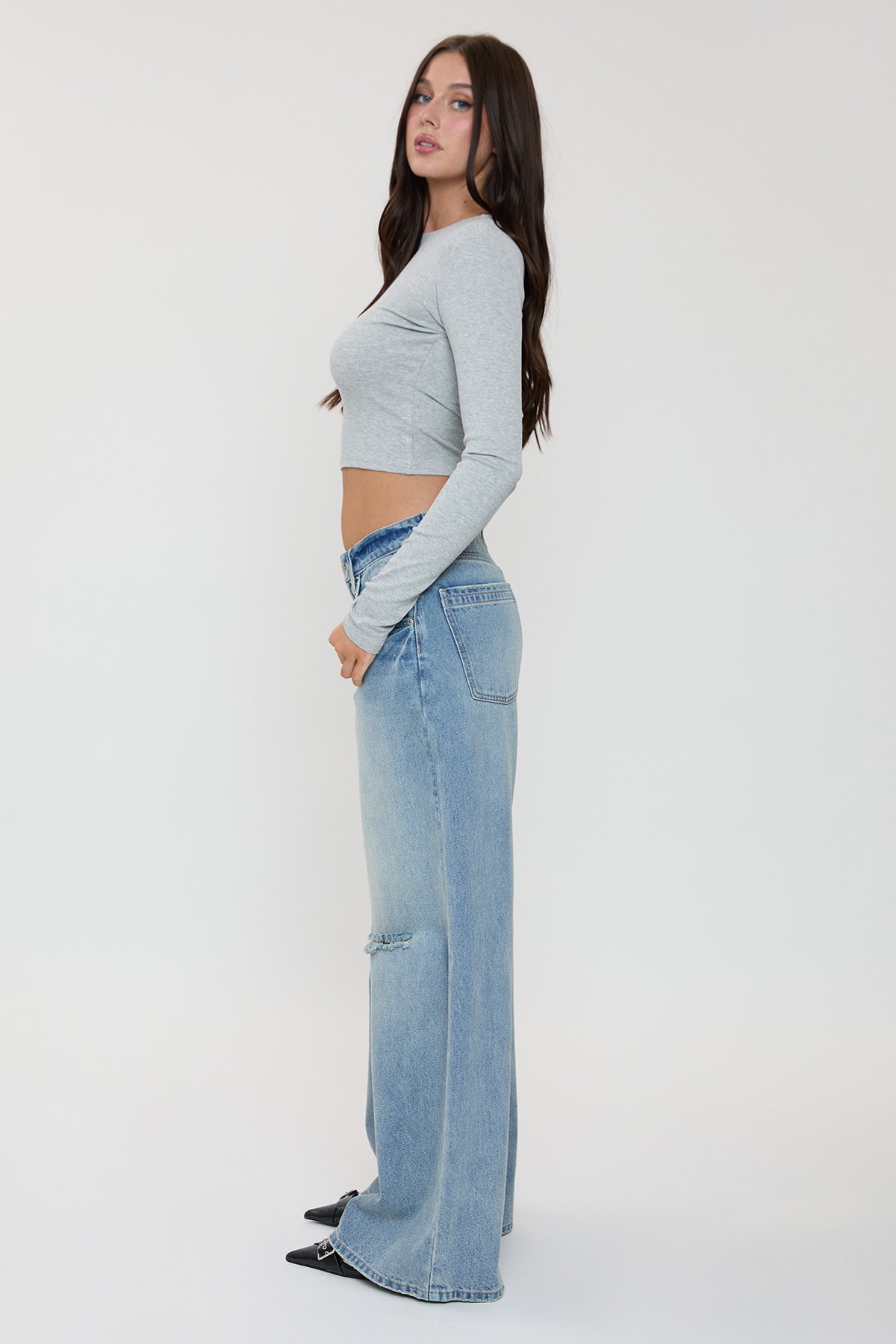 Brooklyn Baggy Wide Leg Jeans