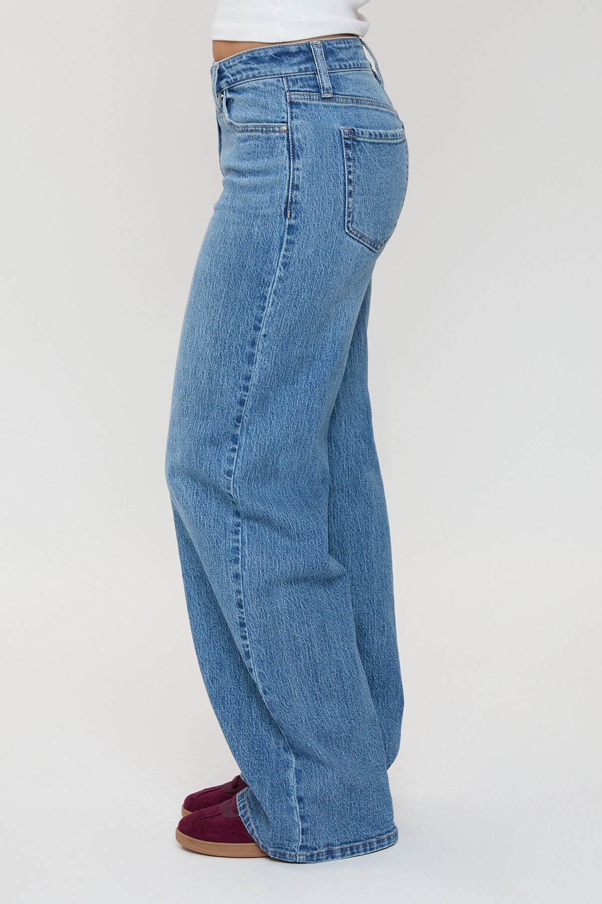 Asa Asymmetrical Wide Leg Jeans
