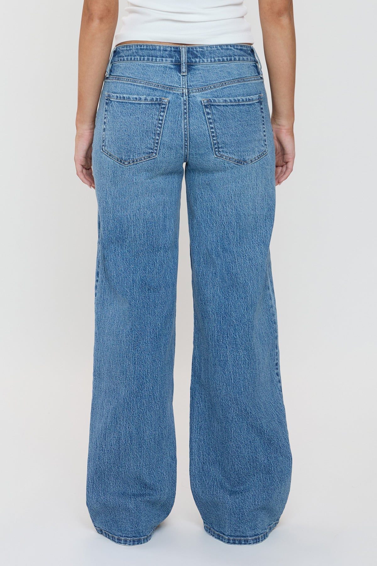 Asa Asymmetrical Wide Leg Jeans