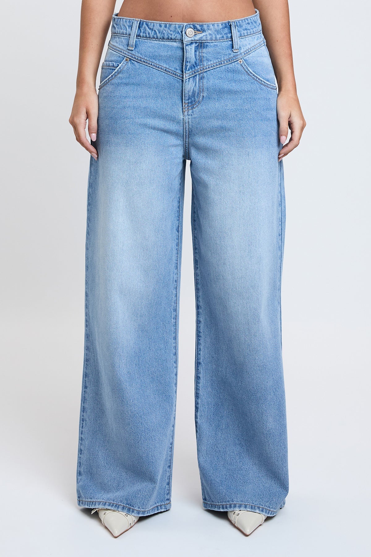Rene Relaxed Extra Baggy Wide Leg Jeans
