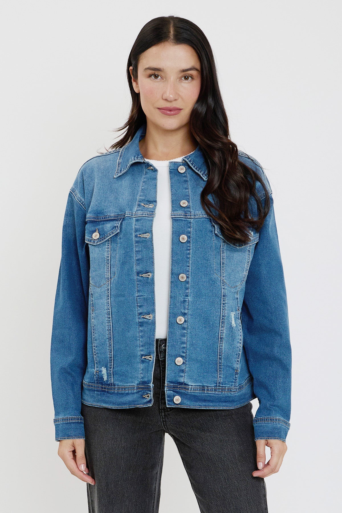 Brielle Boyfriend Denim Jacket