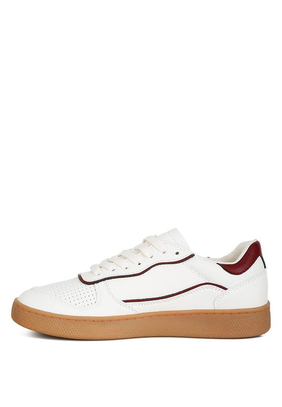 Foxy Faux Leather Sneakers