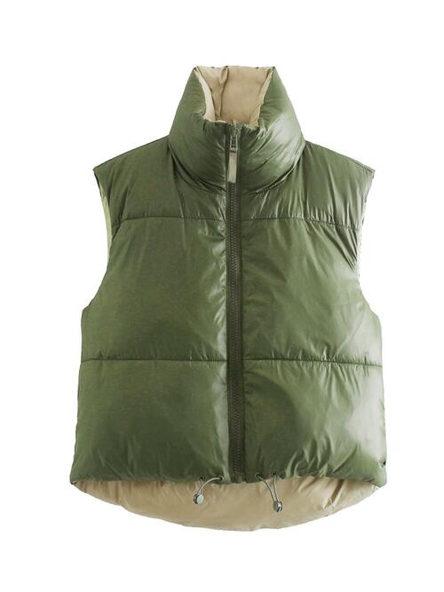 Renee Reversible Zip Up Vest