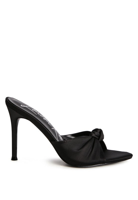 Single Knot High Heel Sandals
