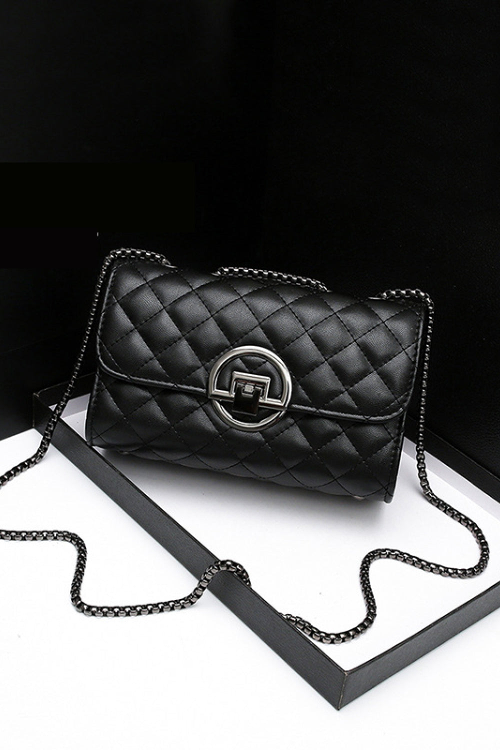 Woven Leather Crossbody Bag