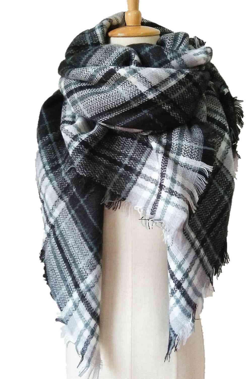 Pauline Plaid Scarf