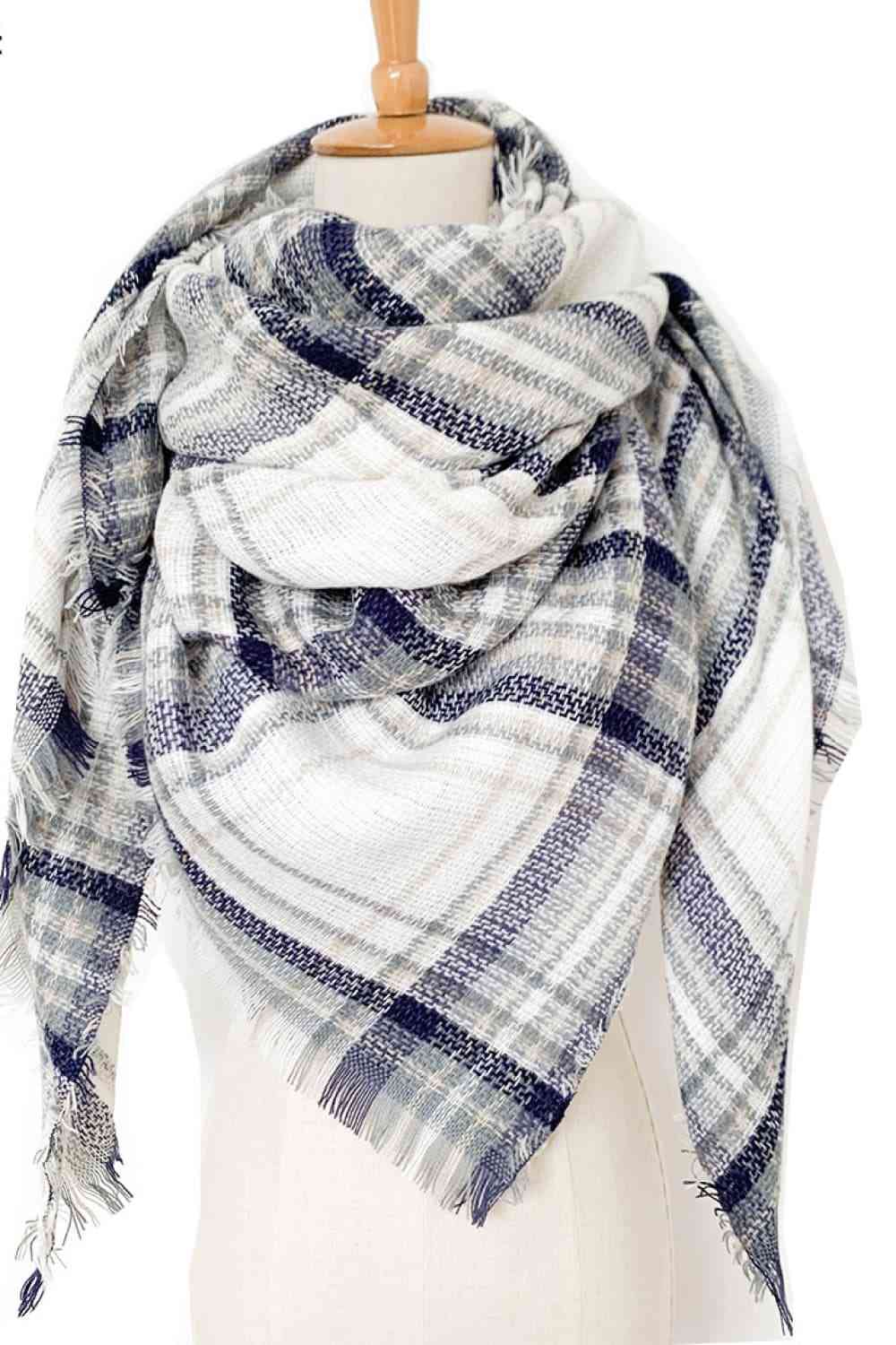 Plaid Patterned Scarf