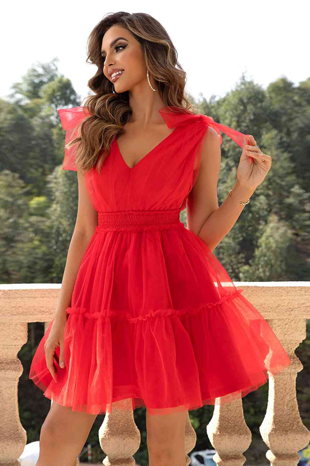 Mari Mini Mesh Dress