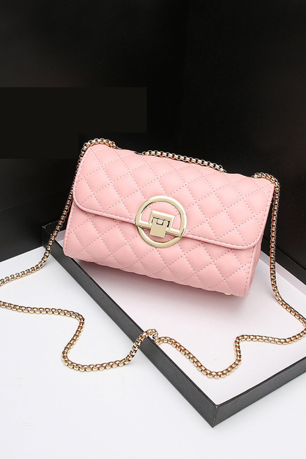 Woven Leather Crossbody Bag
