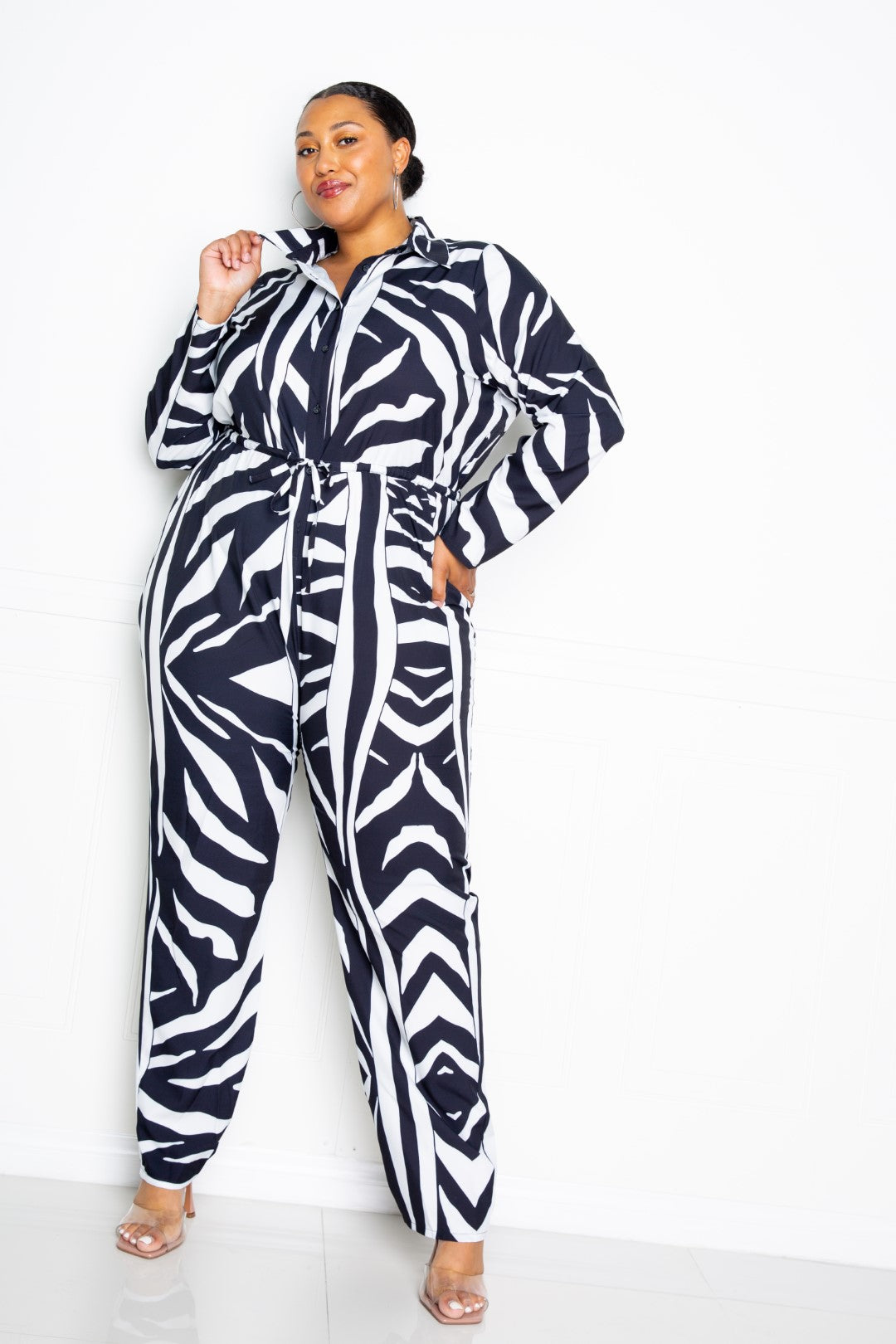 Tie Waist Jumpsuit