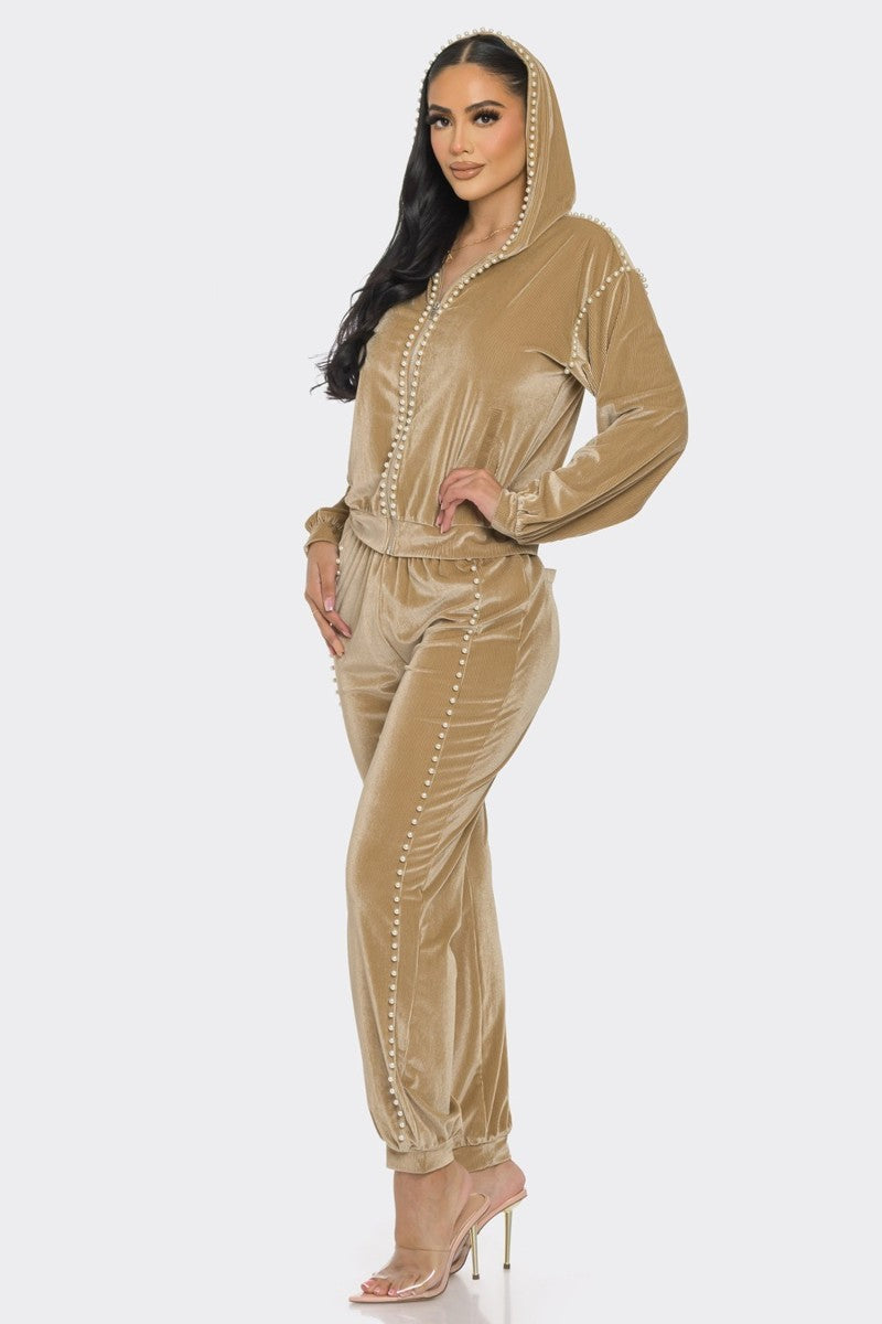 Polly Pearl Joggers Set