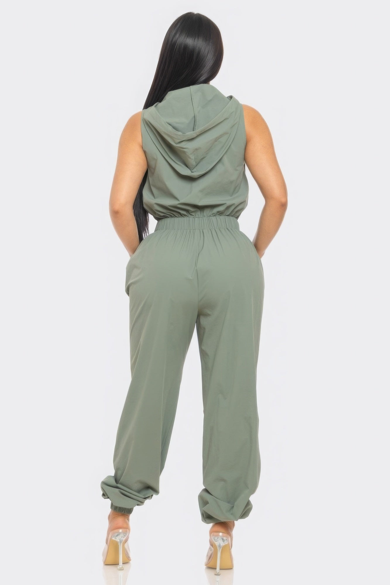 Mel Multi-Pocket Cargo Jumpsuit