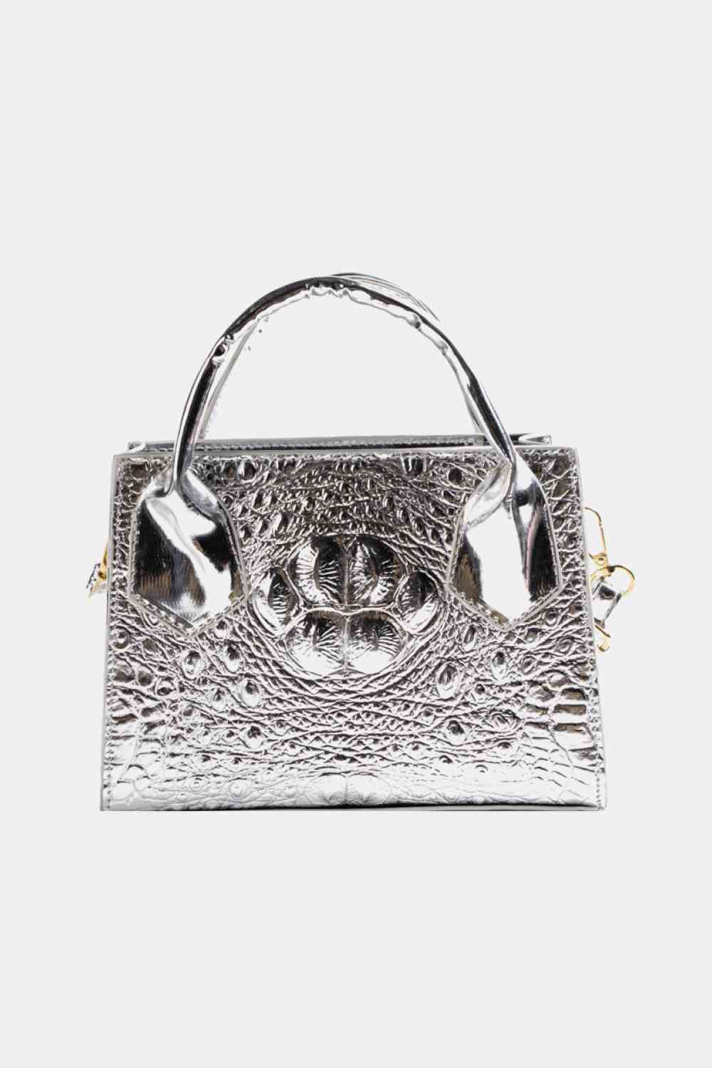 TiTi Textured Faux Leather Crossbody Bag