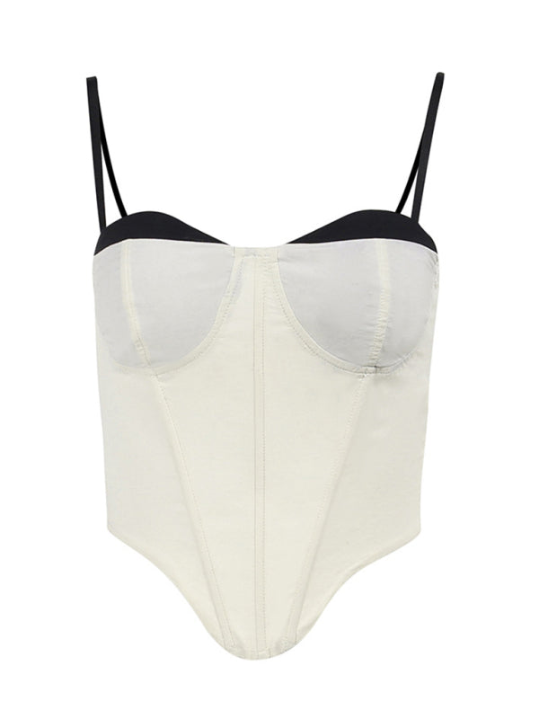 CoCo Contrasting Trim Versatile Corset