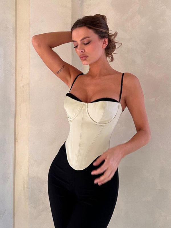 CoCo Contrasting Trim Versatile Corset