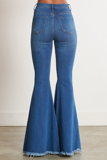 Deena Flared Distressed Jeans