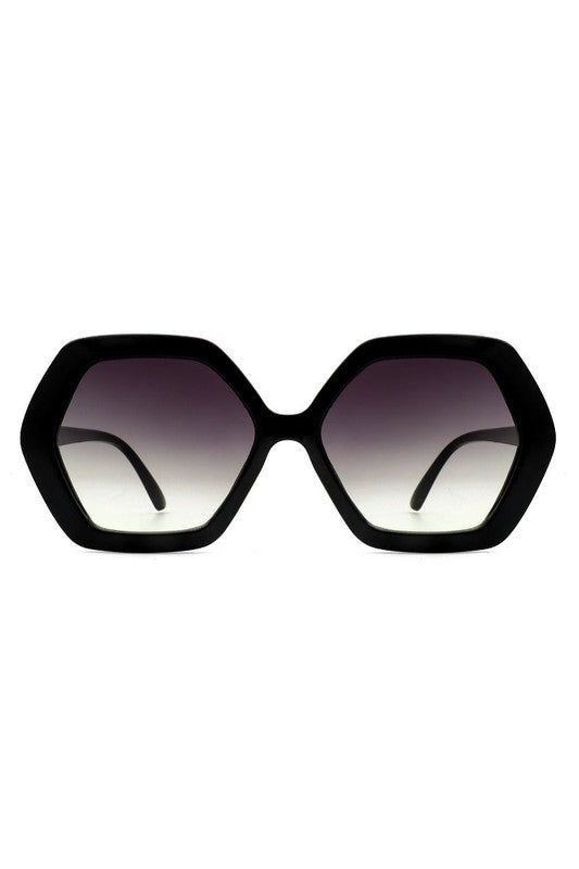 Remi Geometric Polygon Square Sunglasses