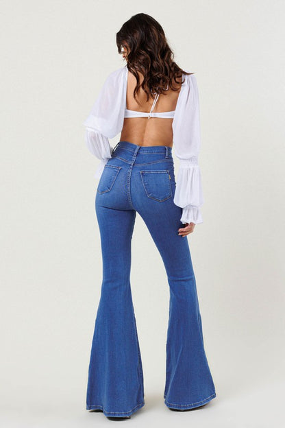 Reign High Rise Distressed Jeans