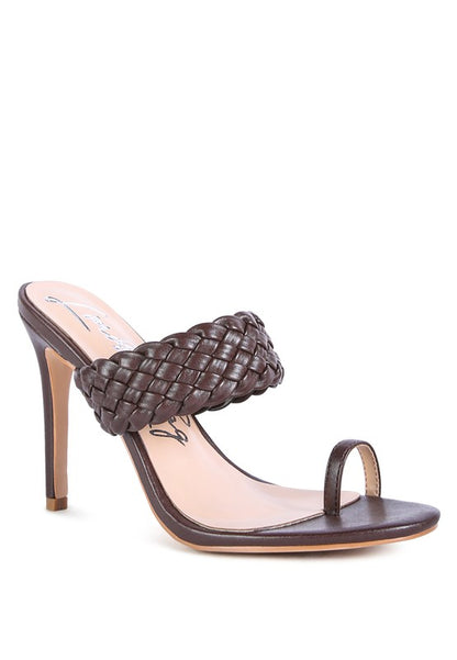 Jaydia Woven Strap Toe Ring Sandals