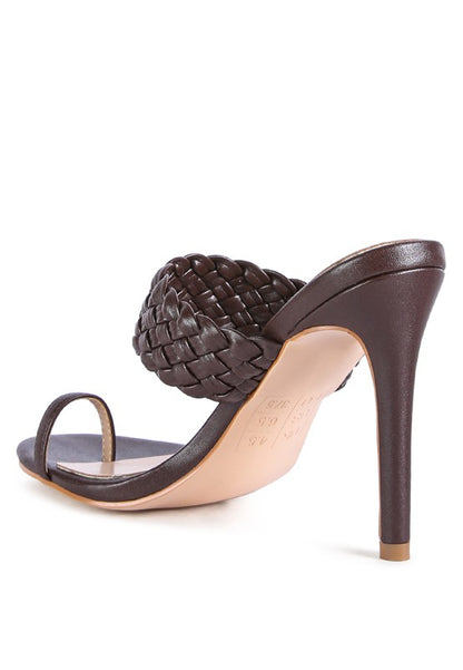 Jaydia Woven Strap Toe Ring Sandals