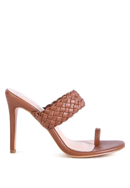 Jaydia Woven Strap Toe Ring Sandals