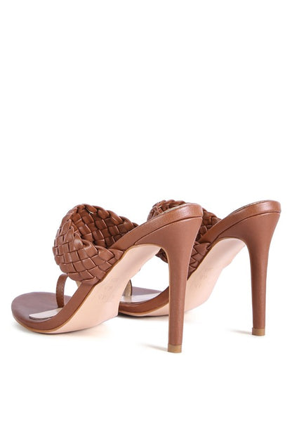 Jaydia Woven Strap Toe Ring Sandals