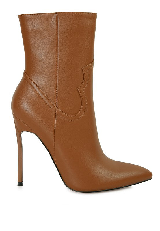 Catie Cowgirl Ankle Bootie