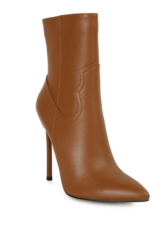 Catie Cowgirl Ankle Bootie