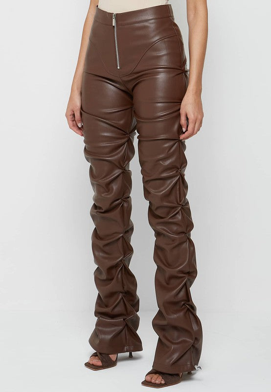 Toni Faux Leather Pants