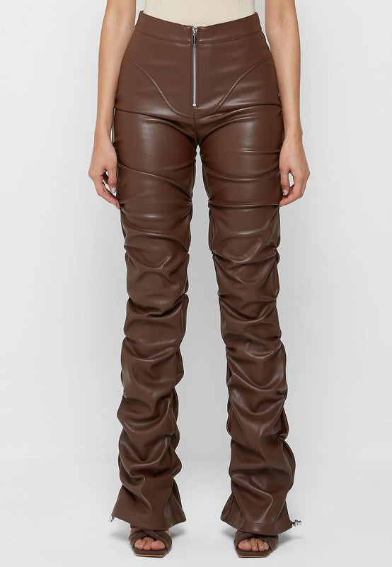 Toni Faux Leather Pants