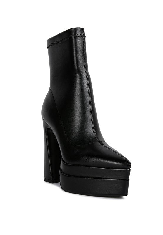 Detra High Platform Ankle Boots