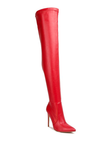 Oysha Knee High Heel Boots