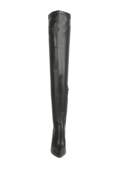 Oysha Knee High Heel Boots