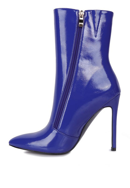 Patricia Patent Leather Ankle Boot