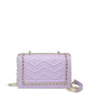 Chevron Chain Crossbody Bag