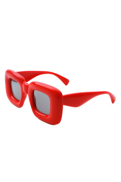 Ruby Chunky Irregular Chic Sunglasses