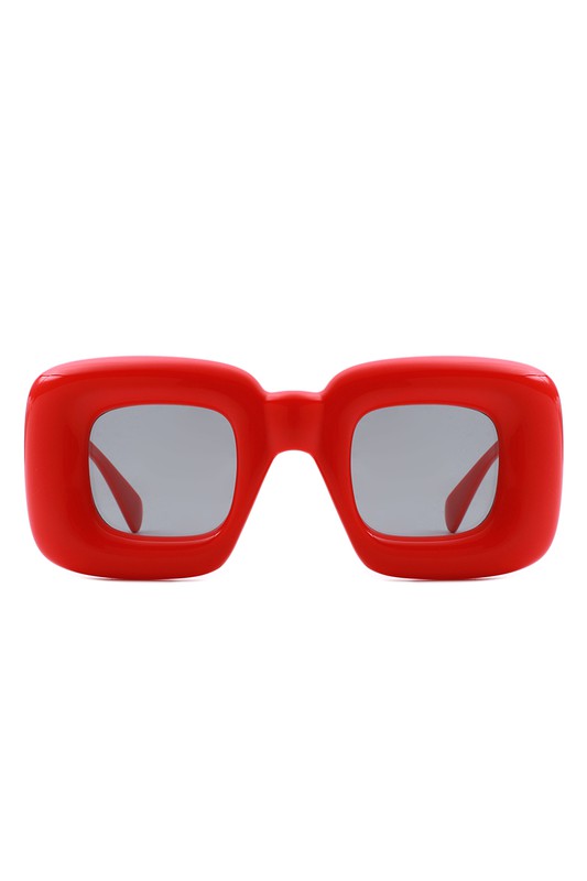 Ruby Chunky Irregular Chic Sunglasses