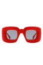 Ruby Chunky Irregular Chic Sunglasses