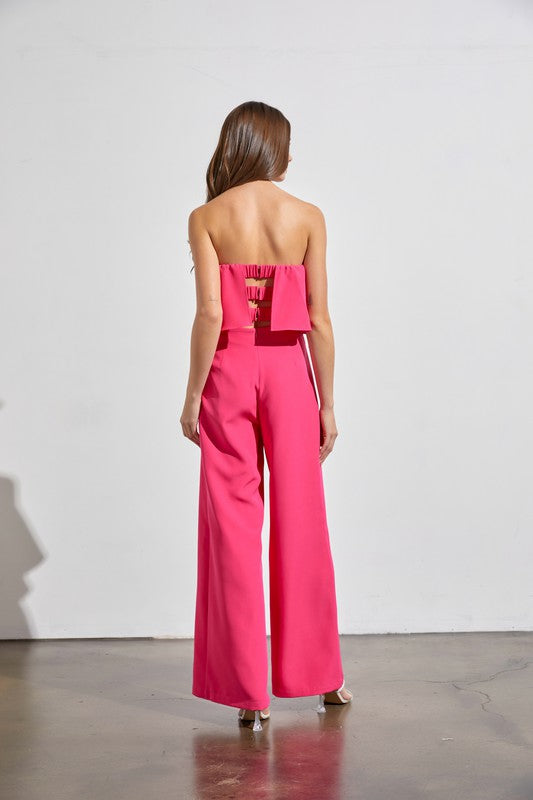 Ruffle Off-Shoulder Jumpsuit